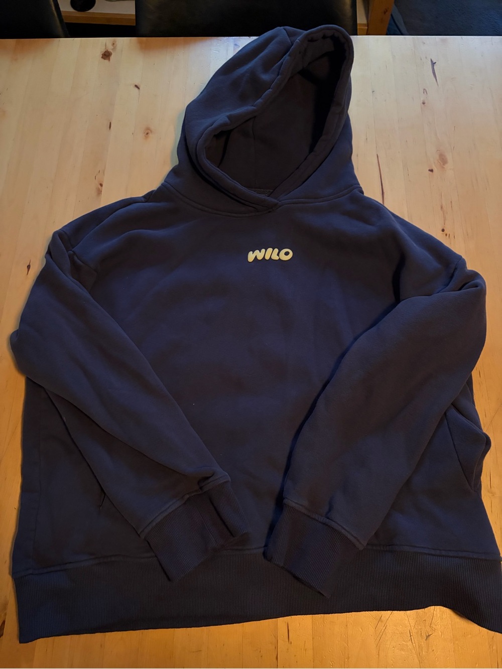 Wilo Men's Navy Pullover Hoodie